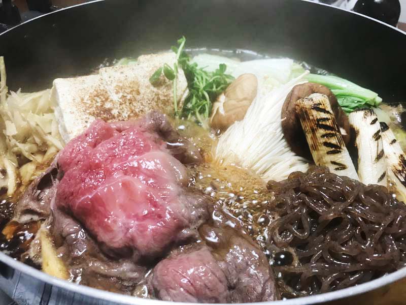 すき焼きに壱州豆腐